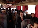 in de bus naar Beni Mellal